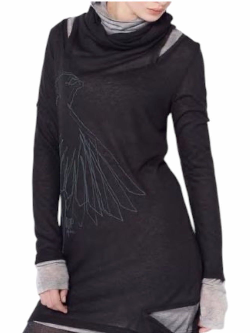 NWT Cop. Copine Mary Layered Deconstructed Tunic